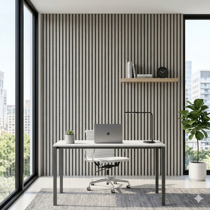 Architektonische Holz-Akustikplatte – 270 × 110 cm